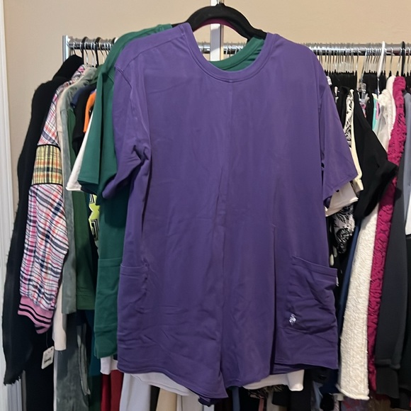 Free People Hot Shot Tee Romper, Various Sizes NWT (DARK PURPLE💜) - Picture 7 of 7